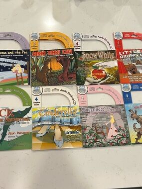 Lot of 8 Vintage CD Children's audiobook compact disc Cinderella Sleeping beauty